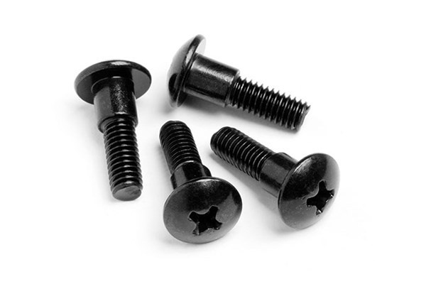 Step Screw M4X15Mm (4Pcs) in de groep SPEELGOED, KINDER- & BABYPRODUCTEN / Op afstand bestuurbaar / Reserveonderdelen & Extra accessoires / HPI / Schroeven/Beugels / Schroeven bij TP E-commerce Nordic AB (A04383)