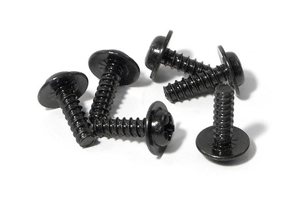 Tp. Flanged Screw M3X10Mm (6Pcs) in de groep SPEELGOED, KINDER- & BABYPRODUCTEN / Op afstand bestuurbaar / Reserveonderdelen & Extra accessoires / HPI / Schroeven/Beugels / Schroeven bij TP E-commerce Nordic AB (A04447)