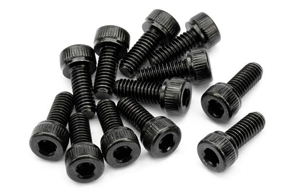 Cap Head Screw M4X10Mm (12Pcs) in de groep SPEELGOED, KINDER- & BABYPRODUCTEN / Op afstand bestuurbaar / Reserveonderdelen & Extra accessoires / HPI / Schroeven/Beugels / Schroeven bij TP E-commerce Nordic AB (A04517)