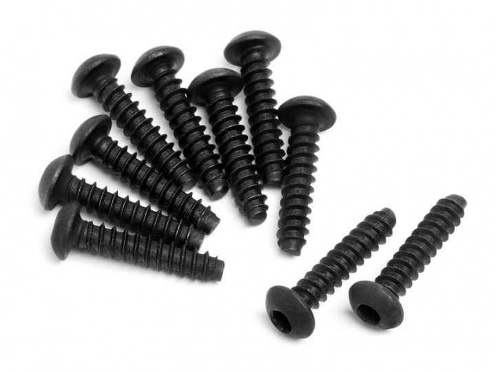 TP. Button Head Screw M3x14mm (10pcs) in de groep SPEELGOED, KINDER- & BABYPRODUCTEN / Op afstand bestuurbaar / Reserveonderdelen & Extra accessoires / HPI / Schroeven/Beugels / Schroeven bij TP E-commerce Nordic AB (A04591)