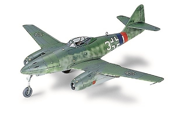 Tamiya 1/48 MESSERSCHMITT 262 A-1A in de groep SPORT, VRIJE TIJD & HOBBY / Hobby / Kunststof modellen / Vliegtuigen/helikopters bij TP E-commerce Nordic AB (A06231)