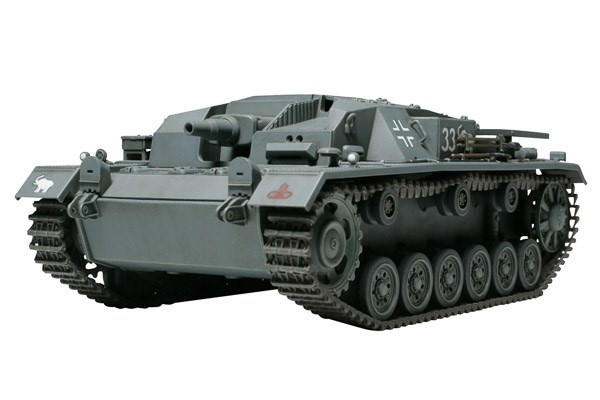 Tamiya 1/48 STURMGESCHUTZ III AUF.B in de groep SPORT, VRIJE TIJD & HOBBY / Hobby / Kunststof modellen / Militaire voertuigen (land) bij TP E-commerce Nordic AB (A06238)