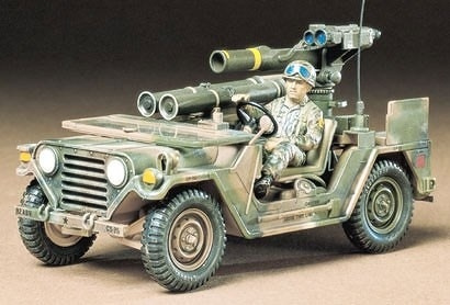 Tamiya 1/35 M151A2 MISSILE LAUNCHER in de groep SPORT, VRIJE TIJD & HOBBY / Hobby / Kunststof modellen / Militaire voertuigen (land) bij TP E-commerce Nordic AB (A06278)