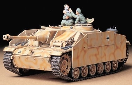 Tamiya 1/35 STURMGESCHUTZ III AUSG EARLY in de groep SPORT, VRIJE TIJD & HOBBY / Hobby / Kunststof modellen / Militaire voertuigen (land) bij TP E-commerce Nordic AB (A06309)