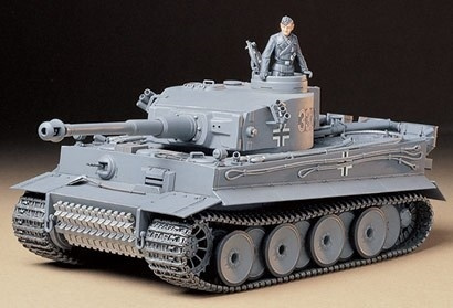 Tamiya 1/35 TIGER I EARLY PRODUCTION in de groep SPORT, VRIJE TIJD & HOBBY / Hobby / Kunststof modellen / Militaire voertuigen (land) bij TP E-commerce Nordic AB (A06320)