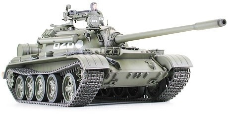 Tamiya 1/35 T-55A RUSSIAN TANK in de groep SPORT, VRIJE TIJD & HOBBY / Hobby / Kunststof modellen / Militaire voertuigen (land) bij TP E-commerce Nordic AB (A06344)