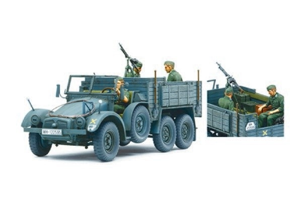 Tamiya 1/35 6x4 Krupp person carrier in de groep SPORT, VRIJE TIJD & HOBBY / Hobby / Kunststof modellen / Militaire voertuigen (land) bij TP E-commerce Nordic AB (A06493)