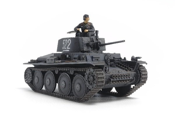 Tamiya 1/48 Panzer 38(t) Ausf.E/F in de groep SPORT, VRIJE TIJD & HOBBY / Hobby / Kunststof modellen / Militaire voertuigen (land) bij TP E-commerce Nordic AB (A06554)