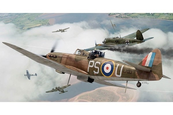 Airfix Boulton Paul Defiant in de groep SPORT, VRIJE TIJD & HOBBY / Hobby / Kunststof modellen / Vliegtuigen/helikopters bij TP E-commerce Nordic AB (A06845)