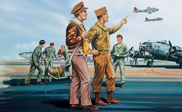 Airfix USAAF Personnel in de groep SPORT, VRIJE TIJD & HOBBY / Hobby / Kunststof modellen / Figuren bij TP E-commerce Nordic AB (A06896)