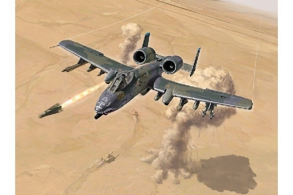 Italeri 1:72 A-10 GULF WAR in de groep SPORT, VRIJE TIJD & HOBBY / Hobby / Kunststof modellen / Vliegtuigen/helikopters bij TP E-commerce Nordic AB (A07121)