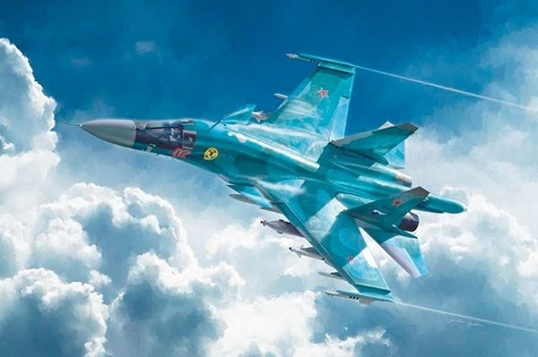 Italeri 1:72 SUKHOI SU-34 \'FULLBACK\' MAY in de groep SPORT, VRIJE TIJD & HOBBY / Hobby / Kunststof modellen / Vliegtuigen/helikopters bij TP E-commerce Nordic AB (A07131)