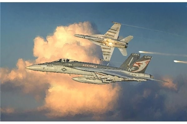 Italeri 1:48 F/A-18-E \'SUPER HORNET in de groep SPORT, VRIJE TIJD & HOBBY / Hobby / Kunststof modellen / Vliegtuigen/helikopters bij TP E-commerce Nordic AB (A07267)