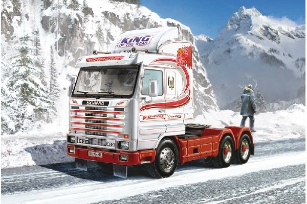 Italeri 1:24 SCANIA \'Streamline\' 143H 6x2 in de groep SPORT, VRIJE TIJD & HOBBY / Hobby / Kunststof modellen / Auto\'s bij TP E-commerce Nordic AB (A07283)