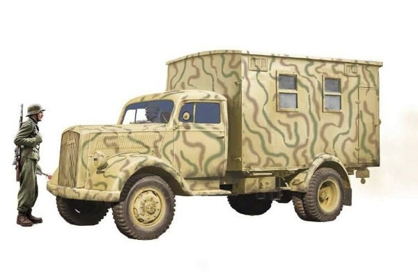 Italeri 1:35 Opel Blitz Radio Truck Sd.Kfz. 305/22 in de groep SPORT, VRIJE TIJD & HOBBY / Hobby / Kunststof modellen / Militaire voertuigen (land) bij TP E-commerce Nordic AB (A07293)