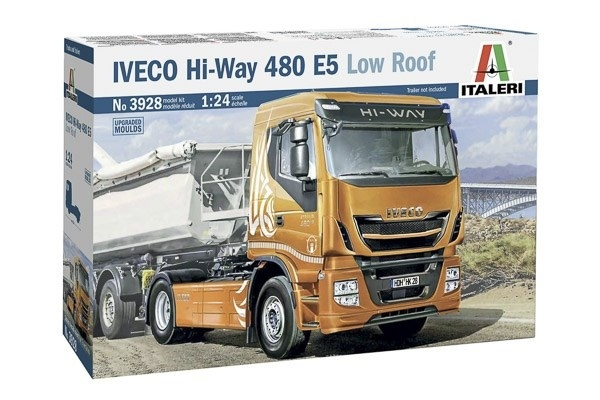 Italeri 1:24 IVECO Hi-Way 480 E5 (Low Roof) in de groep SPORT, VRIJE TIJD & HOBBY / Hobby / Kunststof modellen / Auto\'s bij TP E-commerce Nordic AB (A07304)