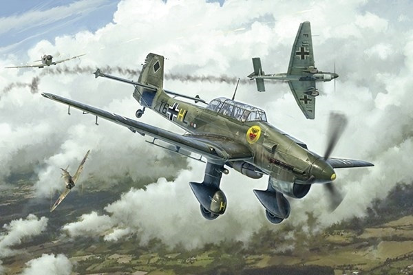 Italeri 1:48 Junkers JU-87B Stuka in de groep SPORT, VRIJE TIJD & HOBBY / Hobby / Kunststof modellen / Vliegtuigen/helikopters bij TP E-commerce Nordic AB (A07306)