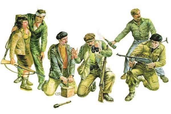 Italeri 1:35 Partisans in de groep SPORT, VRIJE TIJD & HOBBY / Hobby / Kunststof modellen / Figuren bij TP E-commerce Nordic AB (A07315)