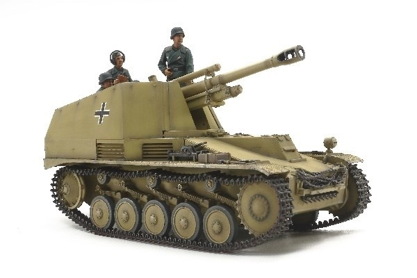 Tamiya 1/35 German Self-Propelled Howitzer Wespe \'Italian in de groep SPORT, VRIJE TIJD & HOBBY / Hobby / Kunststof modellen / Militaire voertuigen (land) bij TP E-commerce Nordic AB (A07350)