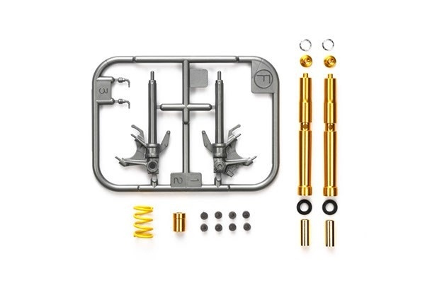 Tamiya 1/12 Scale Yamaha YZF-R1M Front Fork Set in de groep SPORT, VRIJE TIJD & HOBBY / Hobby / Kunststof modellen / Motorfietsen bij TP E-commerce Nordic AB (A07359)