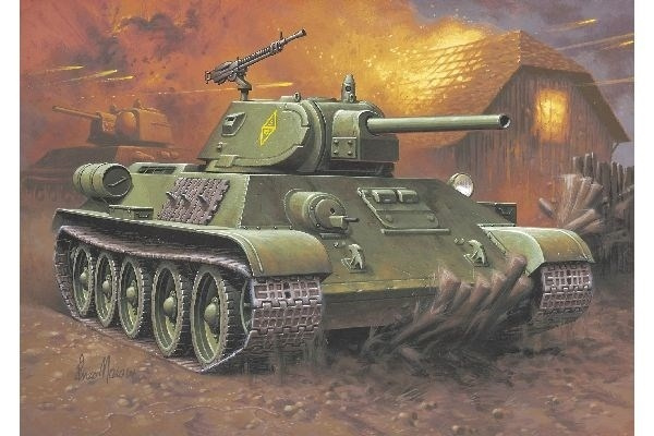 Revell 1:76 T-34/76 Modell 1940 in de groep SPORT, VRIJE TIJD & HOBBY / Hobby / Kunststof modellen / Militaire voertuigen (land) bij TP E-commerce Nordic AB (A07542)