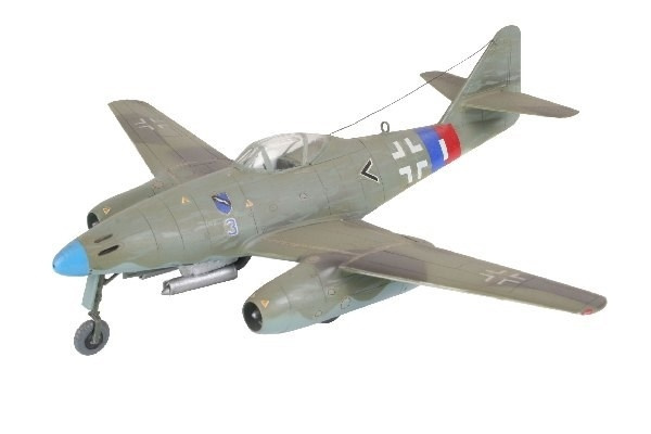 Revell Me 262 A-1a in de groep SPORT, VRIJE TIJD & HOBBY / Hobby / Kunststof modellen / Vliegtuigen/helikopters bij TP E-commerce Nordic AB (A07693)