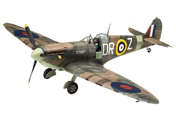 Revell Spitfire Mk,II\'Aces High\'Iron Ma in de groep SPORT, VRIJE TIJD & HOBBY / Hobby / Kunststof modellen / Startpakketten/Cadeausets bij TP E-commerce Nordic AB (A07817)