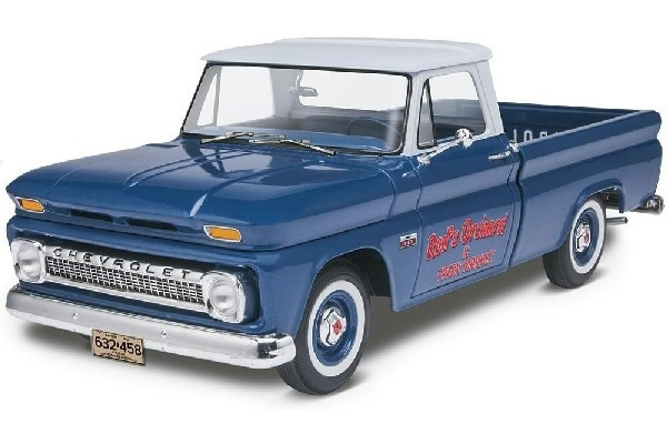 Revell 1966 Chevy Fleetside Pickup in de groep SPORT, VRIJE TIJD & HOBBY / Hobby / Kunststof modellen / Auto\'s bij TP E-commerce Nordic AB (A08018)