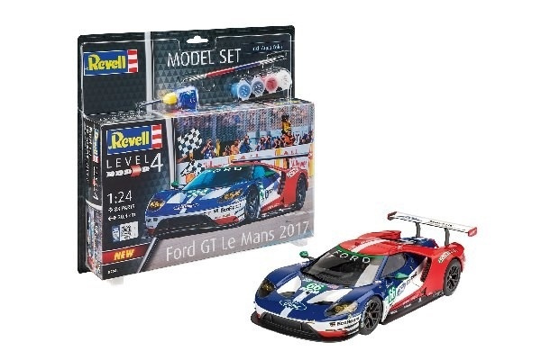 Revell Model Set Ford GT - Le Mans in de groep SPORT, VRIJE TIJD & HOBBY / Hobby / Kunststof modellen / Startpakketten/Cadeausets bij TP E-commerce Nordic AB (A08162)