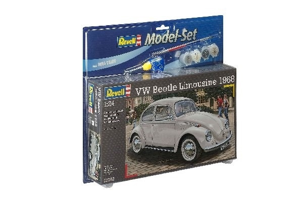 Revell Model Set VW Beetle Limousine 68 in de groep SPORT, VRIJE TIJD & HOBBY / Hobby / Kunststof modellen / Startpakketten/Cadeausets bij TP E-commerce Nordic AB (A08173)