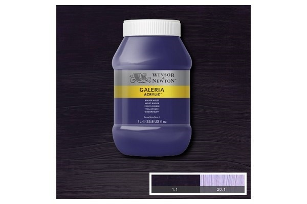 Galeria Acrylic 1L Winsor Violet 728 in de groep SPORT, VRIJE TIJD & HOBBY / Hobby / Schilderen & tekenen / Kunstenaarkleuren / Acryl bij TP E-commerce Nordic AB (A08906)