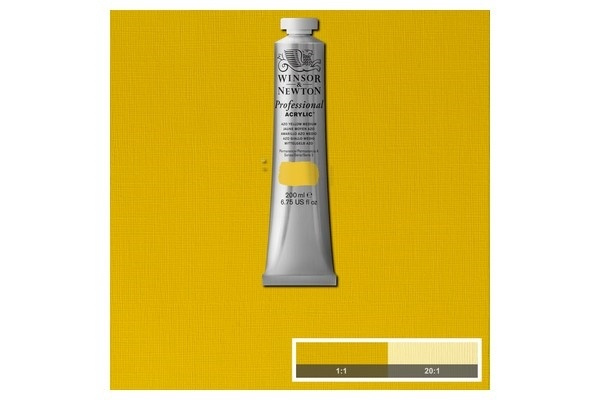 Prof Acrylic 200ML AZO YELLOW MEDIUM 019 in de groep SPORT, VRIJE TIJD & HOBBY / Hobby / Schilderen & tekenen / Kunstenaarkleuren / Acryl bij TP E-commerce Nordic AB (A08944)