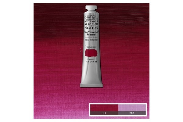 Prof Acrylic 200ML QUINACRIDONE MAGENTA 545 in de groep SPORT, VRIJE TIJD & HOBBY / Hobby / Schilderen & tekenen / Kunstenaarkleuren / Acryl bij TP E-commerce Nordic AB (A08948)