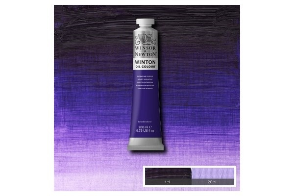 WINTON OIL COL 200 ml Dioxazin purple (47) 229 in de groep SPORT, VRIJE TIJD & HOBBY / Hobby / Schilderen & tekenen / Kunstenaarkleuren / Olieverf bij TP E-commerce Nordic AB (A09031)