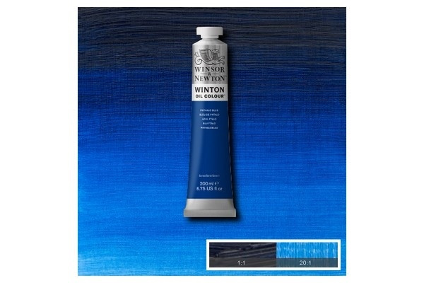 WINTON OIL COL 200 ml Phthalo blue (30) 516 in de groep SPORT, VRIJE TIJD & HOBBY / Hobby / Schilderen & tekenen / Kunstenaarkleuren / Olieverf bij TP E-commerce Nordic AB (A09035)