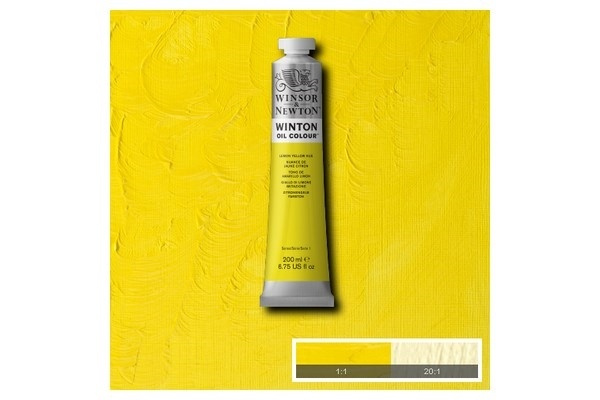 WINTON OIL COL 200 ml Lemon yellow hue (26) 346 in de groep SPORT, VRIJE TIJD & HOBBY / Hobby / Schilderen & tekenen / Kunstenaarkleuren / Olieverf bij TP E-commerce Nordic AB (A09041)