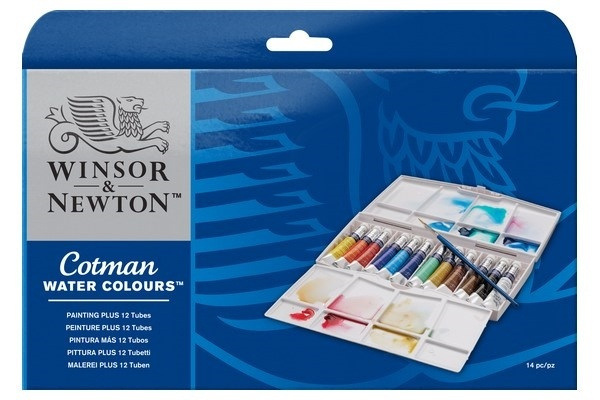 Cotman Water Color Tube Painting box Plus in de groep SPORT, VRIJE TIJD & HOBBY / Hobby / Schilderen & tekenen / Kunstenaarkleuren / Aquarelkleuren bij TP E-commerce Nordic AB (A09092)