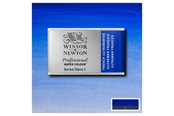 Prof Water Colour Pan/W French Ultramarine 263 in de groep SPORT, VRIJE TIJD & HOBBY / Hobby / Schilderen & tekenen / Kunstenaarkleuren / Aquarelkleuren bij TP E-commerce Nordic AB (A09111)