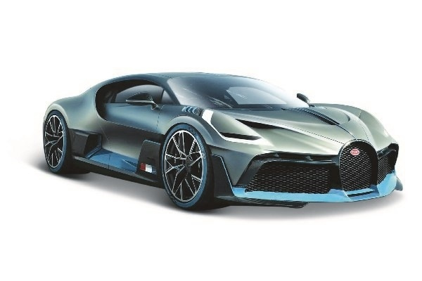 Bugatti Divo 1:24 Dull Grey in de groep SPEELGOED, KINDER- & BABYPRODUCTEN / Speelgoed / Speelgoedauto\'s bij TP E-commerce Nordic AB (A09684)