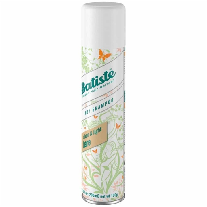 Batiste Dry Shampoo Natural & Light Bare 200ml in de groep BEAUTY & HEALTH / Haar & Styling / Haarverzorging / Droogshampoo bij TP E-commerce Nordic AB (A10390)