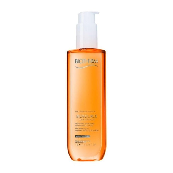 Biotherm Total Renew Oil Biosource Self-foaming Oil 200ml in de groep BEAUTY & HEALTH / Huidsverzorging / Gezicht / Schoonmaak bij TP E-commerce Nordic AB (A10505)