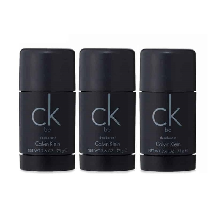 3-pack Calvin Klein CK Be Deostick 75ml in de groep BEAUTY & HEALTH / Geuren & Parfum / Deodorant / Deodorant voor vrouwen bij TP E-commerce Nordic AB (A10562)