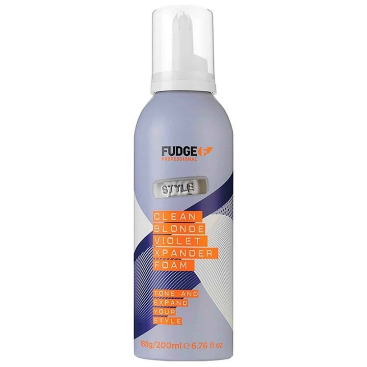 Fudge Clean Blonde Violet Xpander Foam 200ml in de groep BEAUTY & HEALTH / Haar & Styling / Hair styling / Haarmousse bij TP E-commerce Nordic AB (A10922)