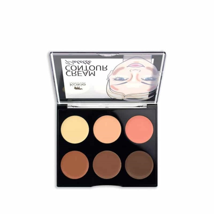 Kokie Cream Contour Palette - Deep/Dark in de groep BEAUTY & HEALTH / Makeup / Make-up gezicht / Contour/Highlight bij TP E-commerce Nordic AB (A11190)