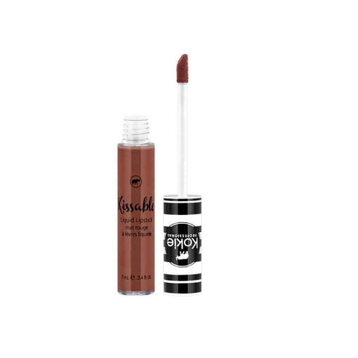 Kokie Kissable Matte Liquid Lipstick - Henna in de groep BEAUTY & HEALTH / Makeup / Lippen / Lippenstift bij TP E-commerce Nordic AB (A11292)