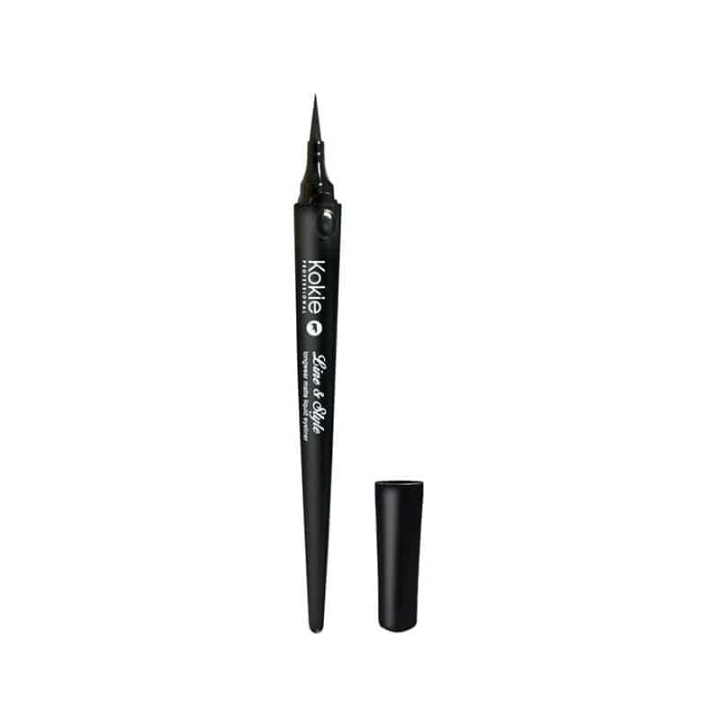 Kokie Line & Style Liquid Longwear Matte Liquid Eyeliner Jet Black in de groep BEAUTY & HEALTH / Makeup / Ogen & Wenkbrauwen / Eyeliner / Kajal bij TP E-commerce Nordic AB (A11375)