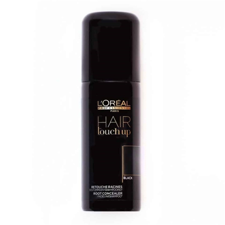 LOreal Hair Touch Up Spray Black 75ml in de groep BEAUTY & HEALTH / Haar & Styling / Hair styling / Haarlak bij TP E-commerce Nordic AB (A11641)