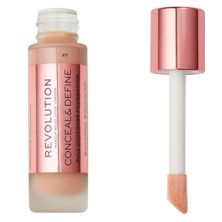 Makeup Revolution Conceal & Define Foundation F7 in de groep BEAUTY & HEALTH / Makeup / Make-up gezicht / Foundation bij TP E-commerce Nordic AB (A11779)