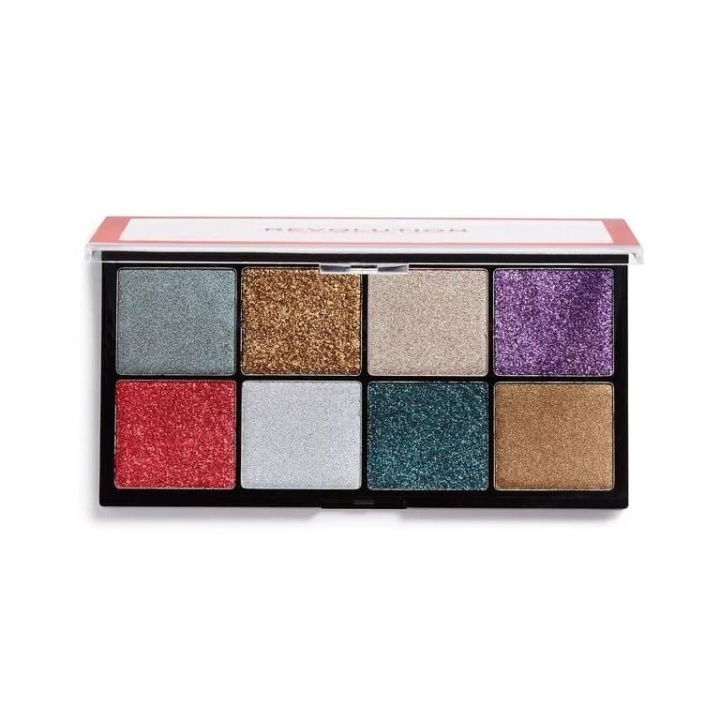 Makeup Revolution I Heart Revolution One True Love Glitter Palette in de groep BEAUTY & HEALTH / Makeup / Ogen & Wenkbrauwen / Oogschaduw bij TP E-commerce Nordic AB (A11937)