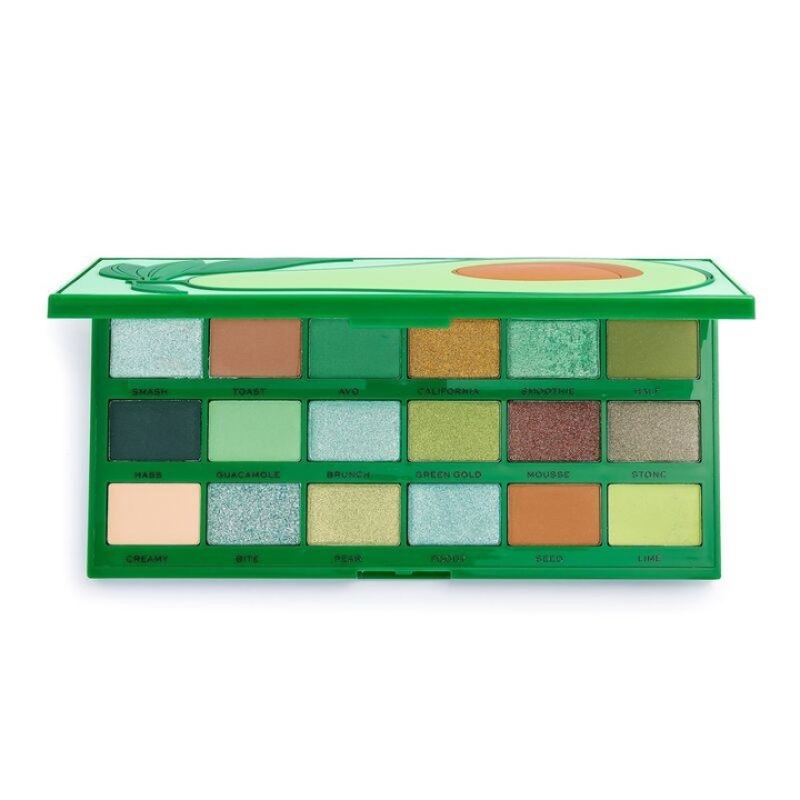 Makeup Revolution I Heart Revolution Palette - Tasty Avocado in de groep BEAUTY & HEALTH / Makeup / Ogen & Wenkbrauwen / Oogschaduw bij TP E-commerce Nordic AB (A11940)